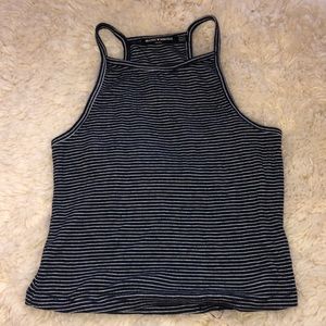 Navy Blue striped Brandy Melville tank